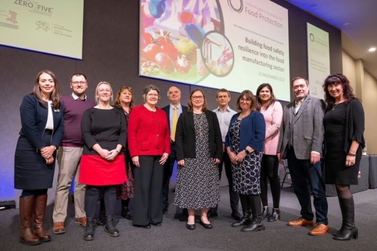 UKAFP speakers and officers on stage at the conference