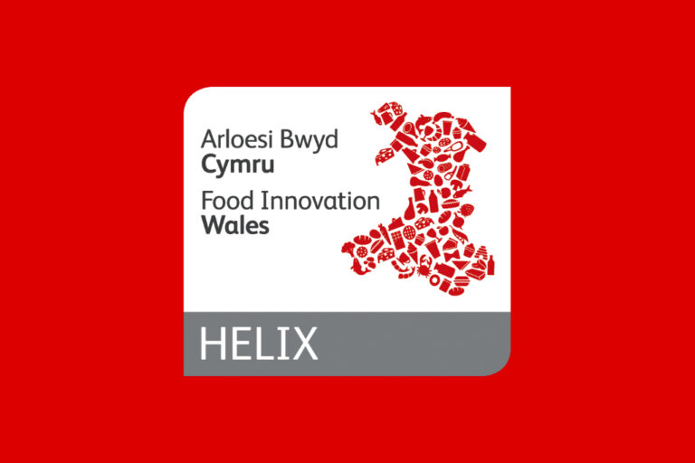 Project HELIX logo on red background