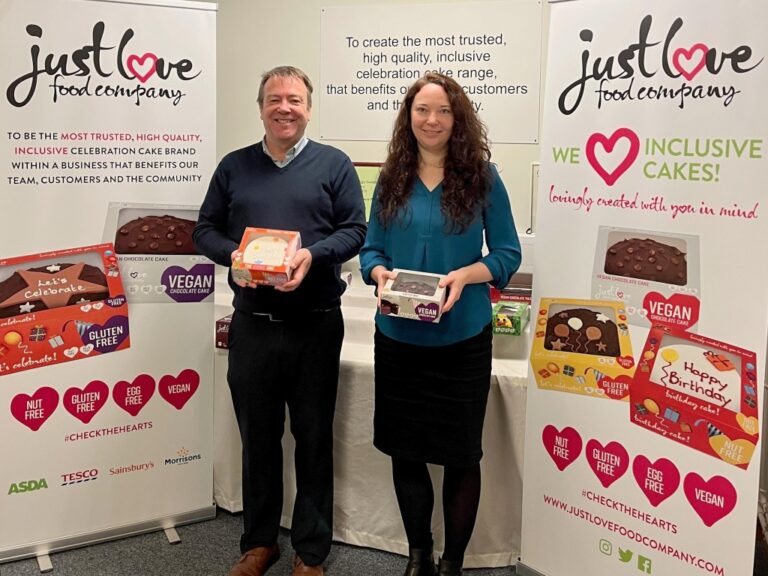 Mike Woods and Justyna Borowska from Just Love Food Company