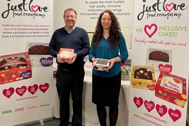 Mike Woods and Justyna Borowska from Just Love Food Company